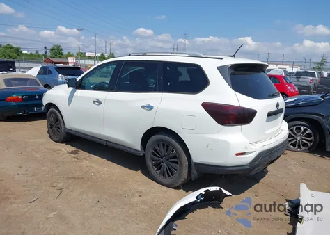 2017 Nissan Pathfinder Sl из США, поврежденный, VIN 5N1DR2MM3HC654383